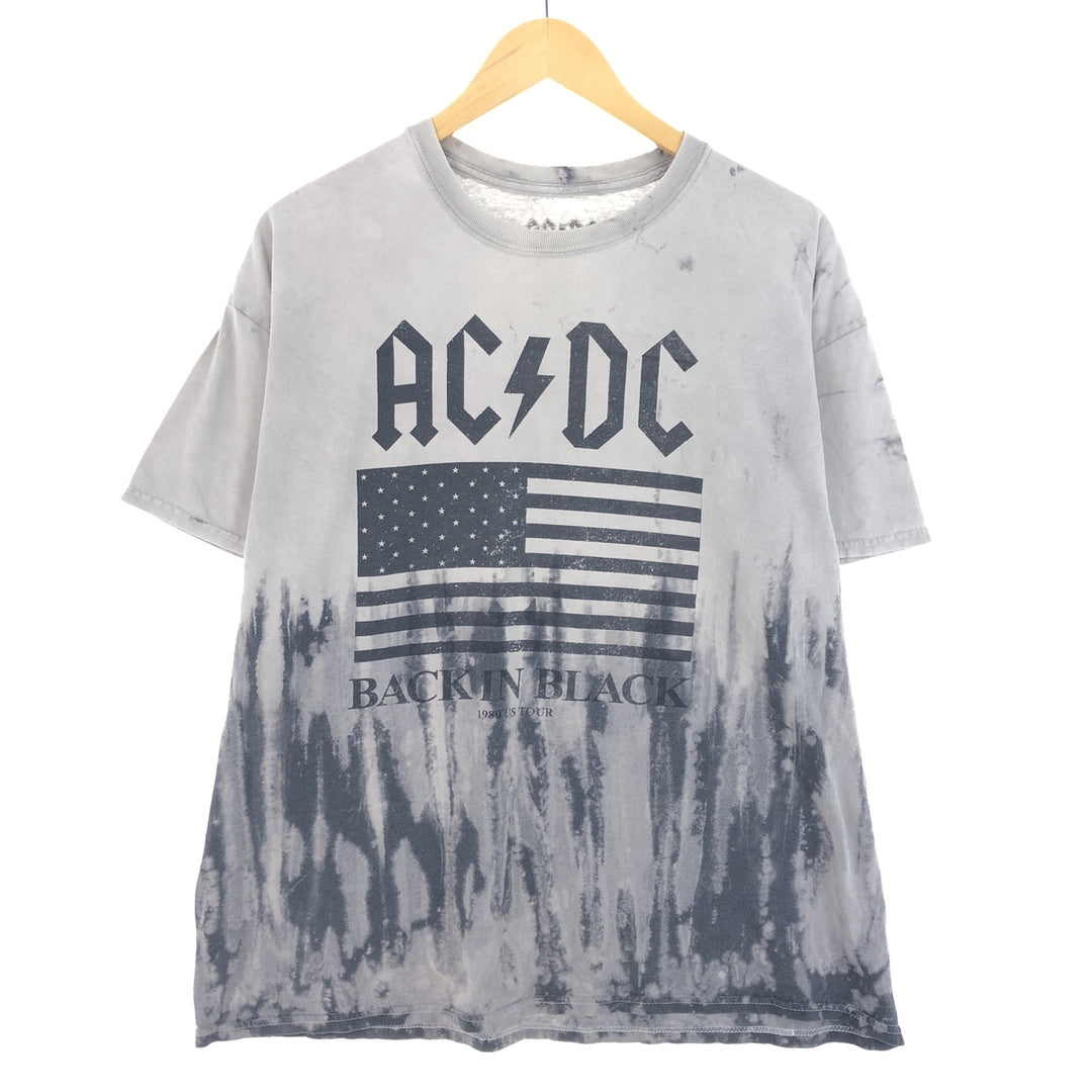 JAM Remake AC/DC Ink-dyed T-shirt Band T-shirt Band Tee Men's XL /eaa465346