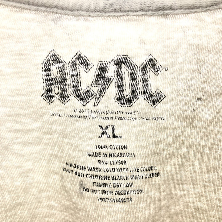 JAM Remake AC/DC Ink-dyed T-shirt Band T-shirt Band Tee Men's XL /eaa465346