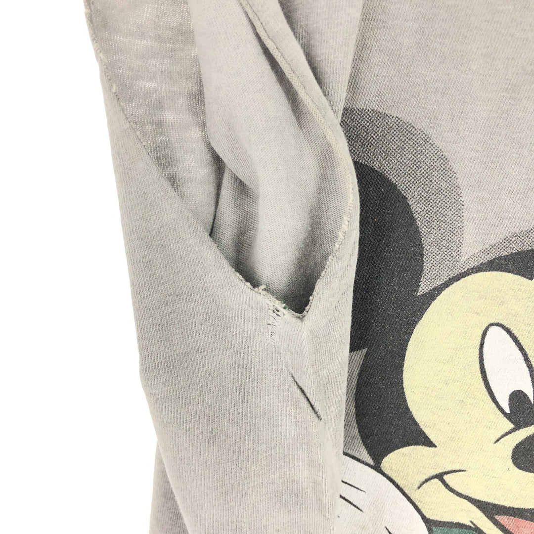 JAM Remake MICKEY MOUSE Mickey Mouse Cut-off Ink-dyed T-shirt Anime Character Print T-shirt Men's L /eaa465384