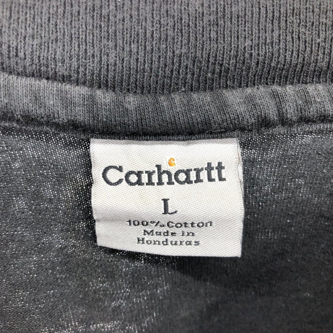 Carhartt Henley Neck Plain Pocket Long T-Shirt Long T Men's L /eaa465401