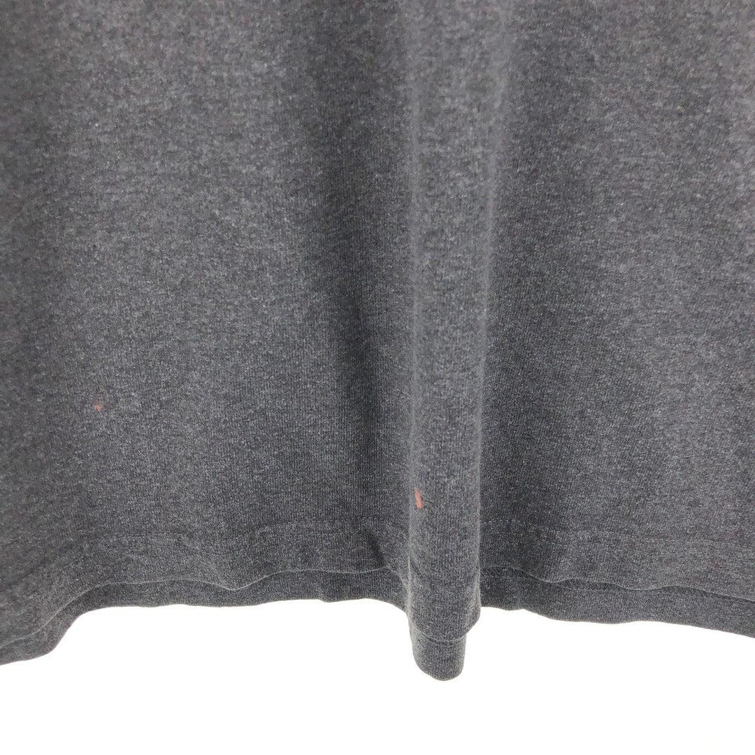 Carhartt ORIGINAL FIT Plain Pocket Long T-Shirt, Men's XL cotton Charcoal Vintage Second Hand