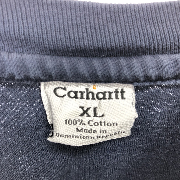 Carhartt Henley Neck Plain Pocket Long T-Shirt Long T Men's XL /eaa465404