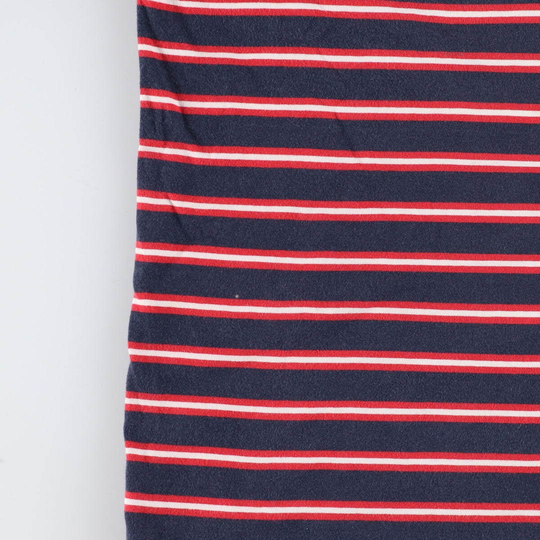 90s~ Tommy Hilfiger TOMMY HILFIGER JEANS Striped Pattern V-neck Long T-shirt Long T Men's L Vintage / eaa465406