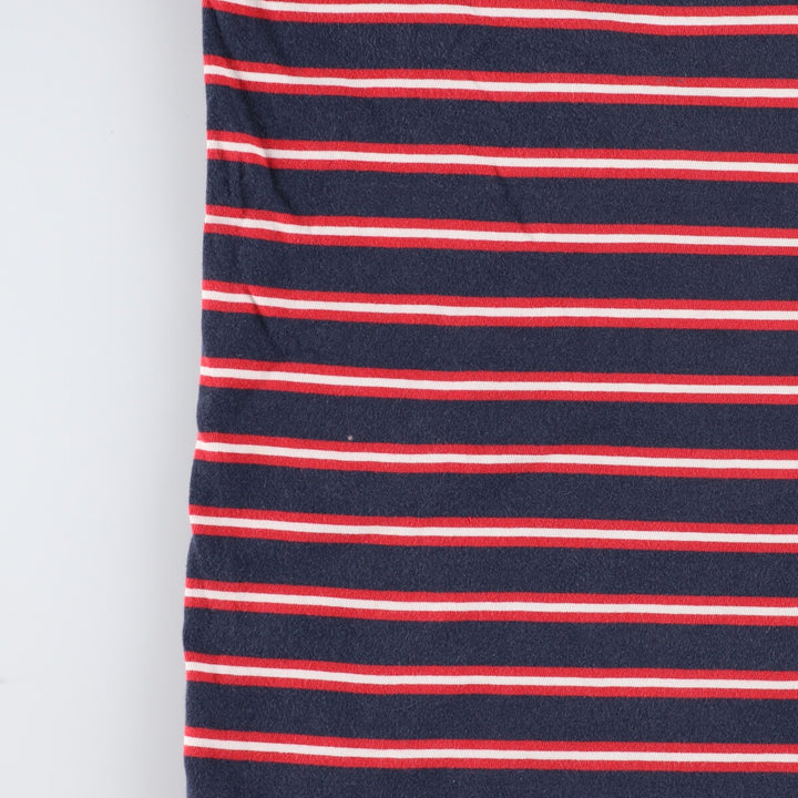 90s~ Tommy Hilfiger TOMMY HILFIGER JEANS Striped Pattern V-neck Long T-shirt Long T Men's L Vintage / eaa465406