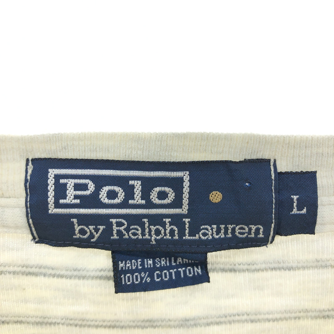 Ralph Lauren POLO by Ralph Lauren Striped Pattern Long T-shirt Men's L /eaa465414