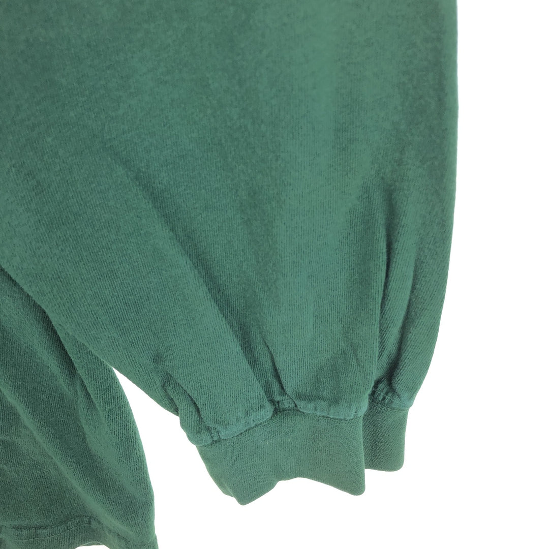 90'S Eddie Bauer Long Sleeve T-Shirt, Made in USA, Men's XL, Vintage cotton Green type dark green Vintage Second Hand