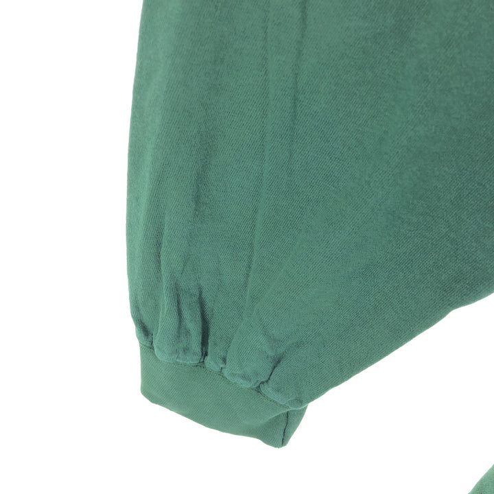 90'S Eddie Bauer Long Sleeve T-Shirt, Made in USA, Men's XL, Vintage cotton Green type dark green Vintage Second Hand