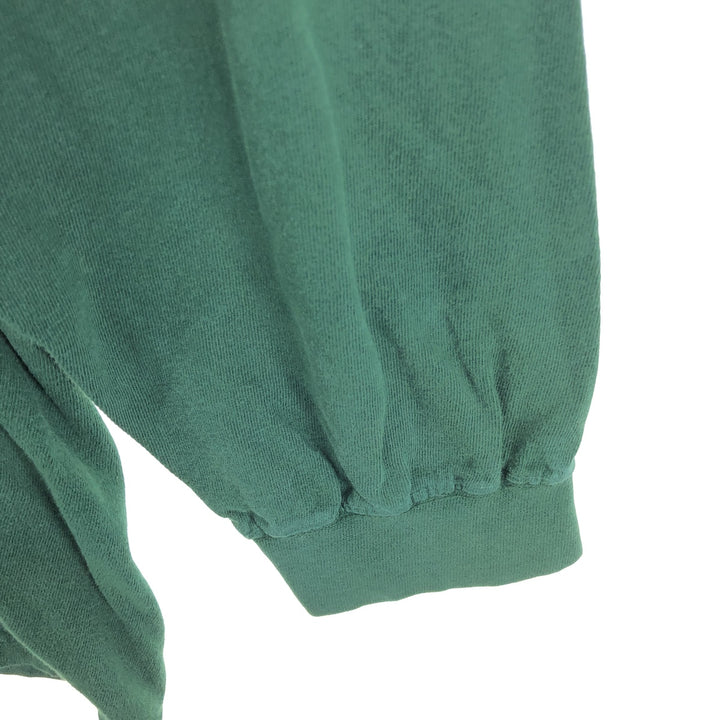 90'S Eddie Bauer Long Sleeve T-Shirt, Made in USA, Men's XL, Vintage cotton Green type dark green Vintage Second Hand