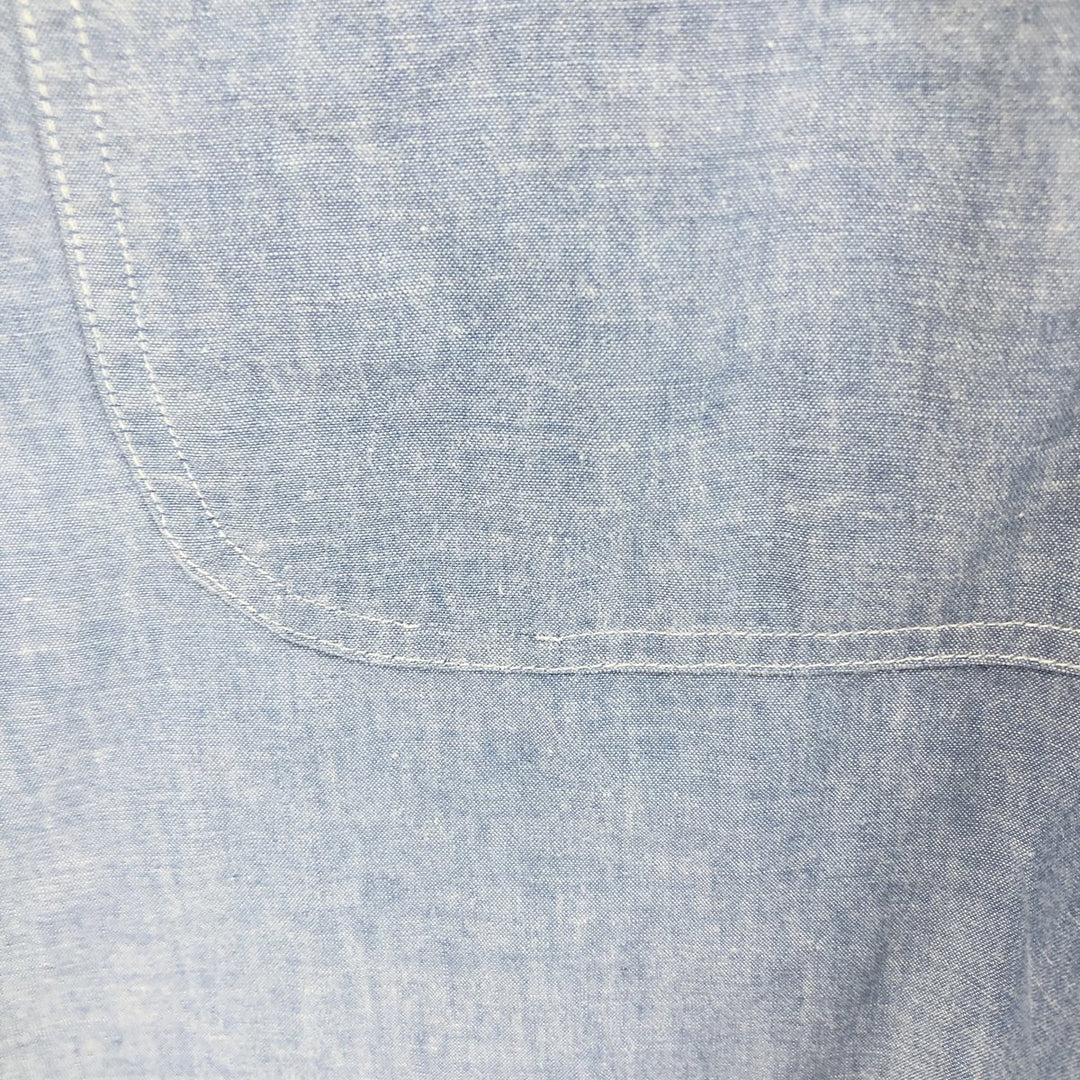 90'S Timberland WEATHERGEAR Long Sleeve Denim Shirt Men's Medium Vintage /eaa465460