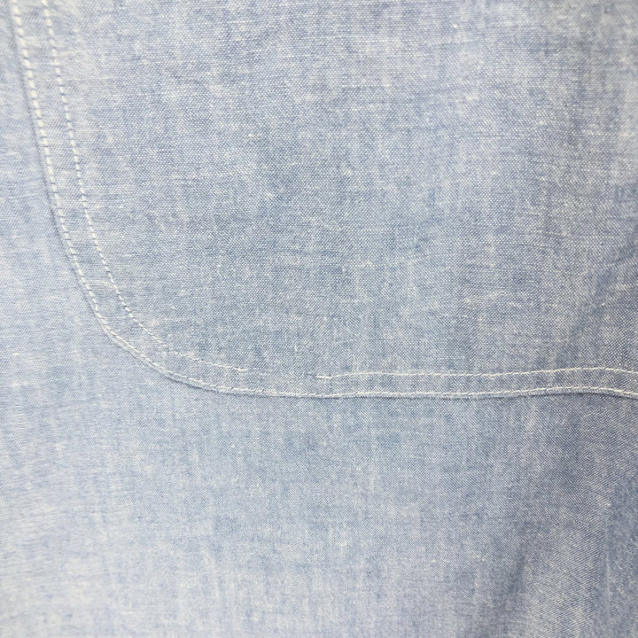 90'S Timberland WEATHERGEAR Long Sleeve Denim Shirt Men's Medium Vintage /eaa465460