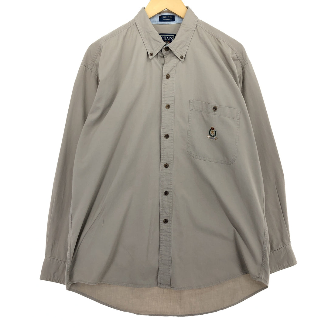 80'S Ralph Lauren CHAPS long sleeve button down shirt men's size L vintage /eaa465478