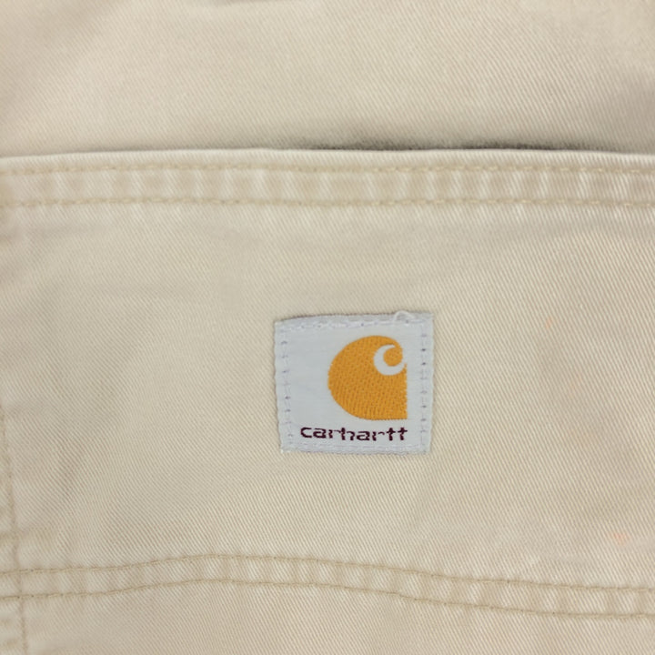 Carhartt Relaxed Fit Chino Painter Shorts, Men's, W34 cotton white type Vintage Second Hand