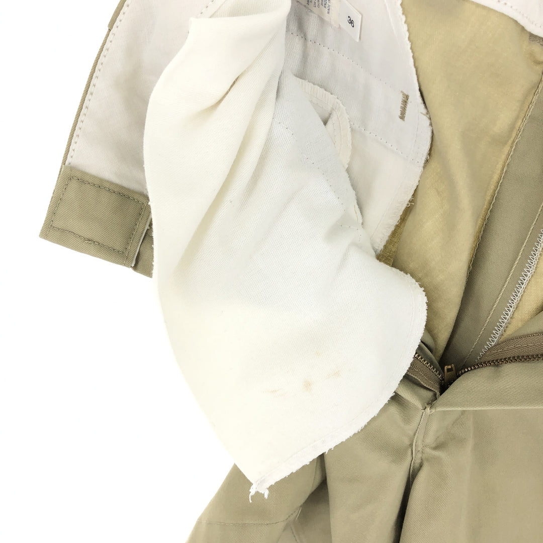 90'S Dickies Chino Shorts Shorts Made in USA Men's W35 Vintage polyester Beige type Vintage Second Hand