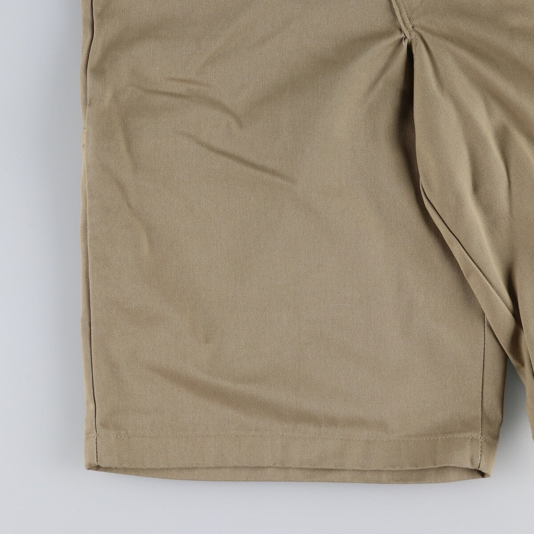 Dickies Loose Fit Chino Shorts, Men's, W34 polyester Beige type Vintage Second Hand