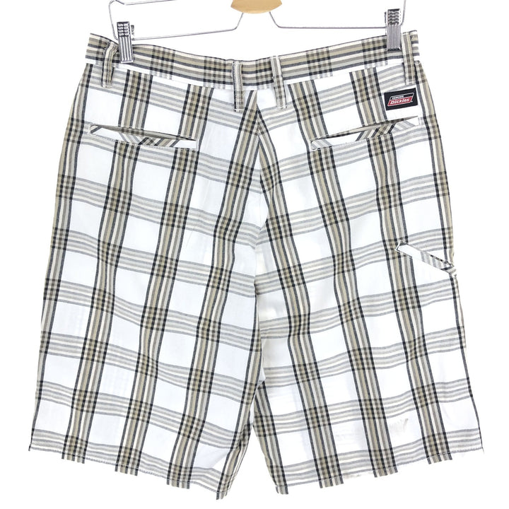 Dickies Check Pattern Work Shorts, Half Pants, Men's, W33 / eaa465485