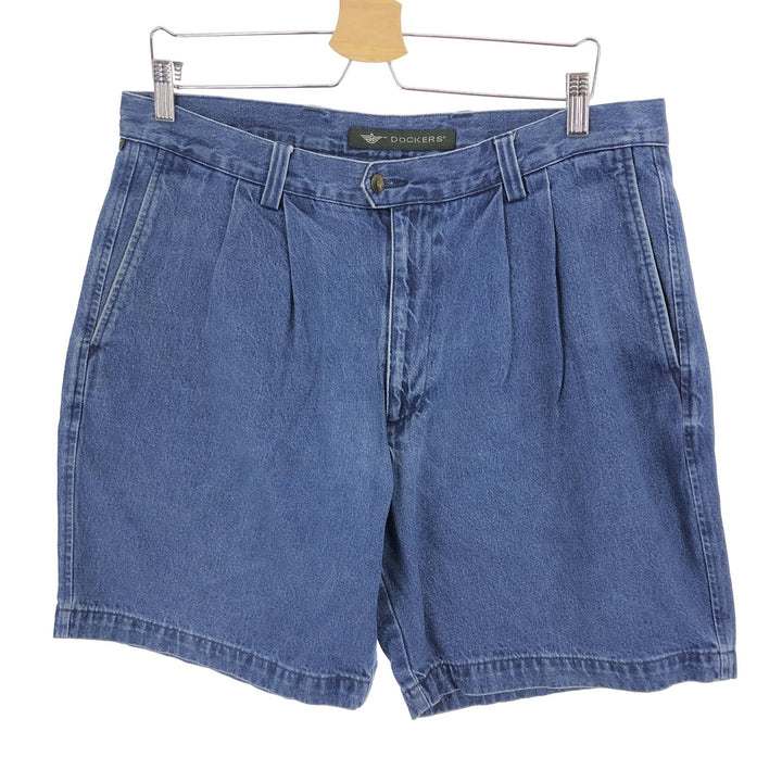 DOCKERS Two-pleat denim shorts, short pants for men, equivalent to W37 / eaa465499