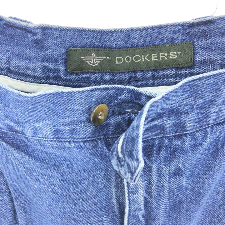 DOCKERS Two-pleat denim shorts, short pants for men, equivalent to W37 / eaa465499