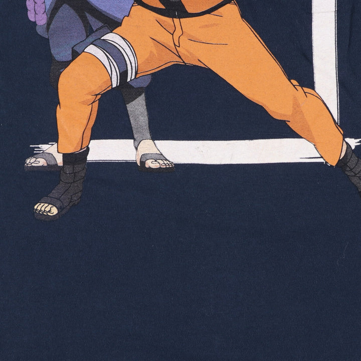 NARUTO Shippuden Uzumaki Naruto Uchiha Sasuke Anime Character Print T-Shirt Men's L /eaa465653