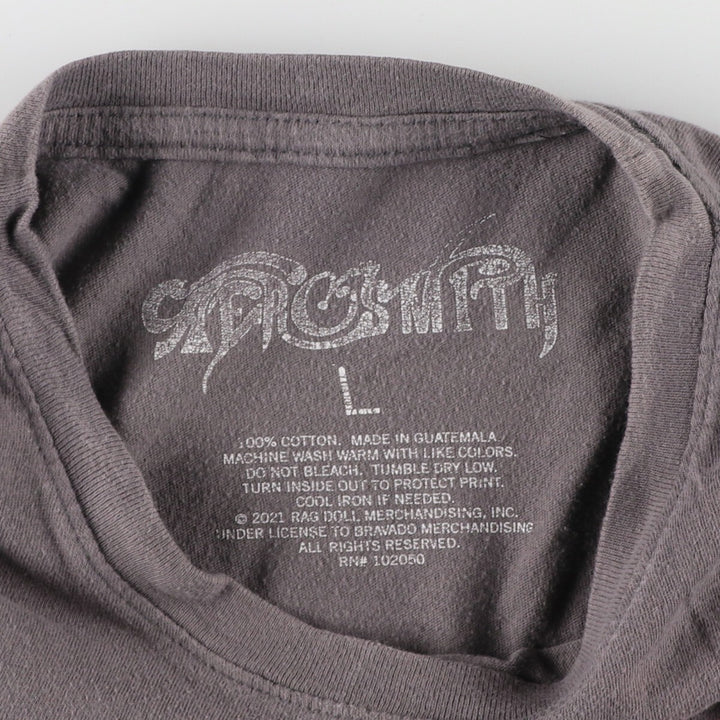 AEROSMITH Aerosmith Band T-shirt, Men's L size /eaa465708