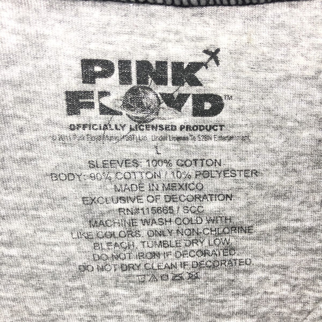 PINK FLOYD Pink Floyd Raglan Band T-shirt Band T Men's L /eaa465722