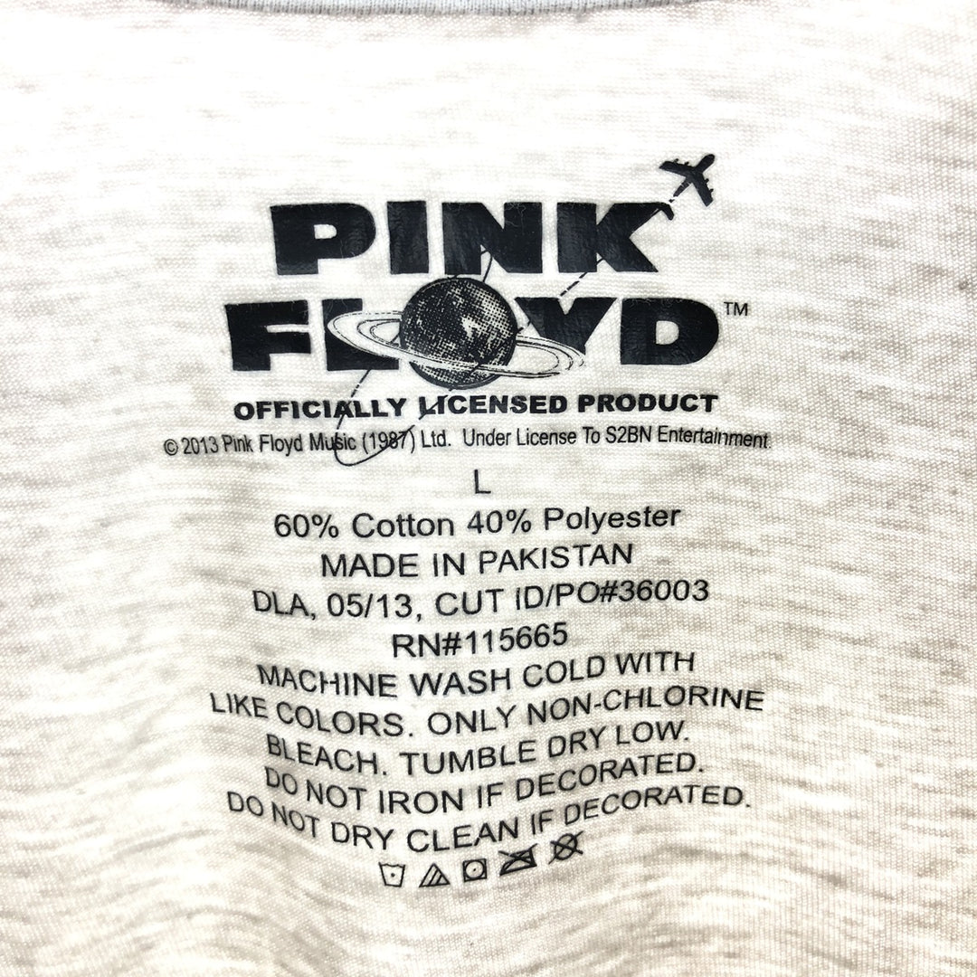 PINK FLOYD Pink Floyd 3/4 Sleeve Raglan Band T-Shirt Band Tee Men's L /eaa465724