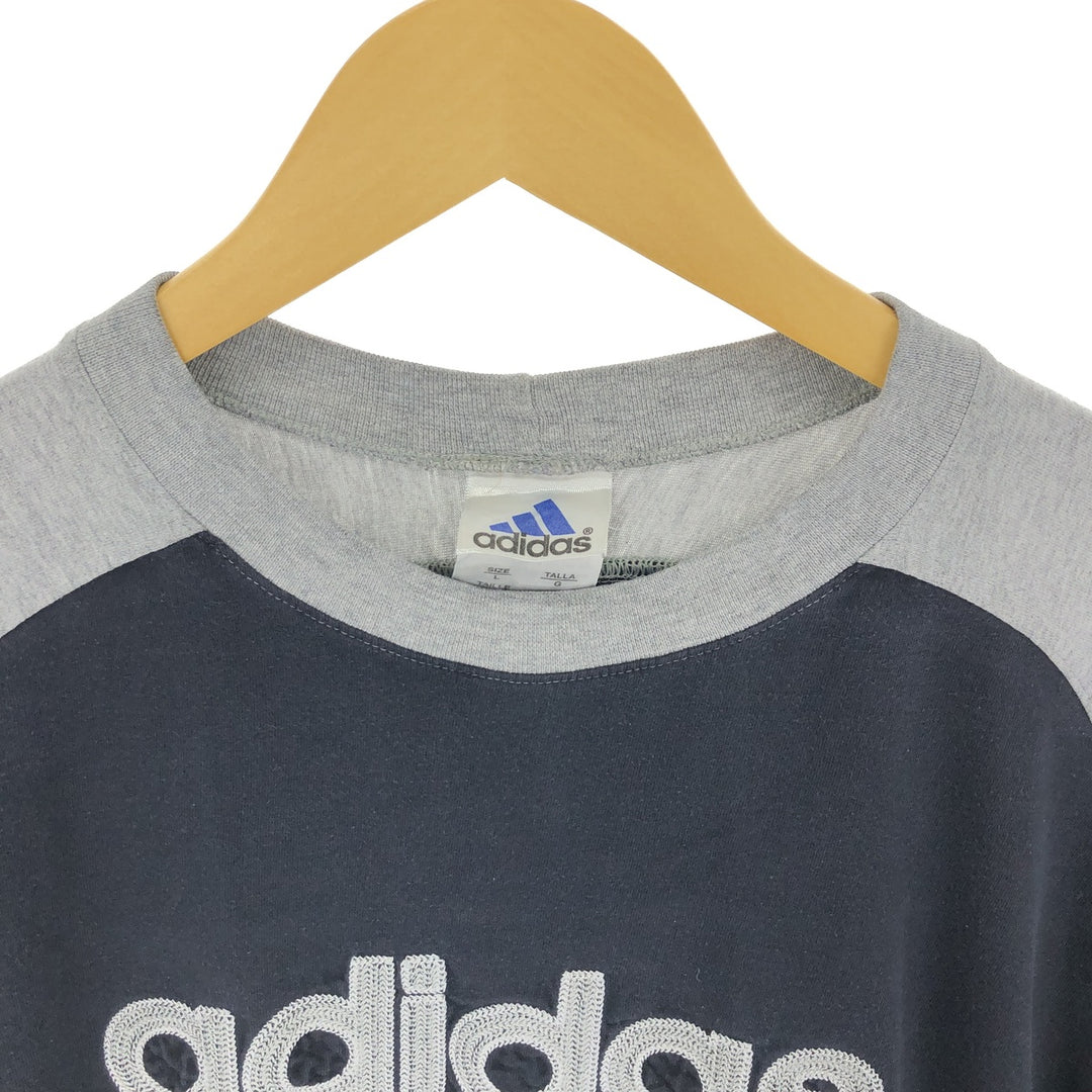 90s~ Adidas Raglan Long T-shirt Long T Men's L Vintage / eaa465726