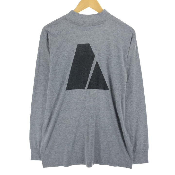 USARMY IPFU mock neck long T-shirt, long T, made in USA, men's M size polyester gray type Vintage Second Hand