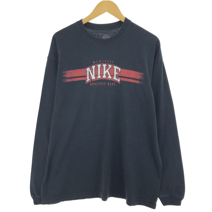 Nike NIKE Printed Long T-shirt Long T Men's XL equivalent /eaa465741