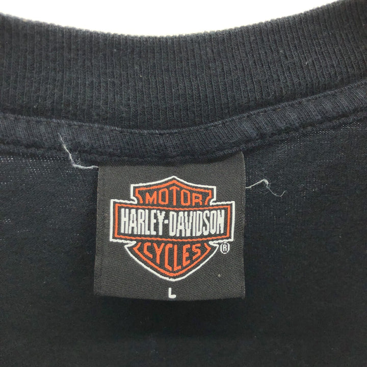 00'S Harley-Davidson Motorcycle Bike T-shirt Made in USA Men's L size /eaa465752