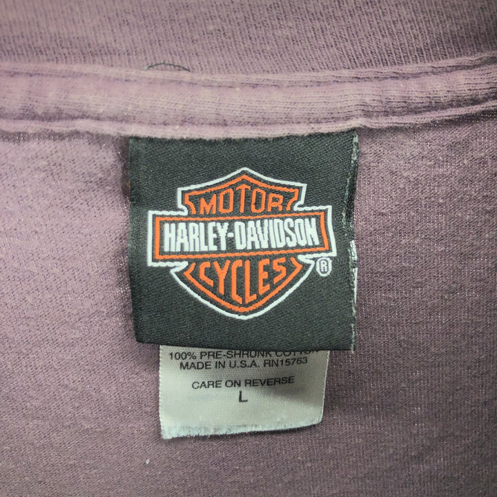 00'S Harley-Davidson Motorcycle Bike T-shirt Made in USA Men's L size /eaa465767