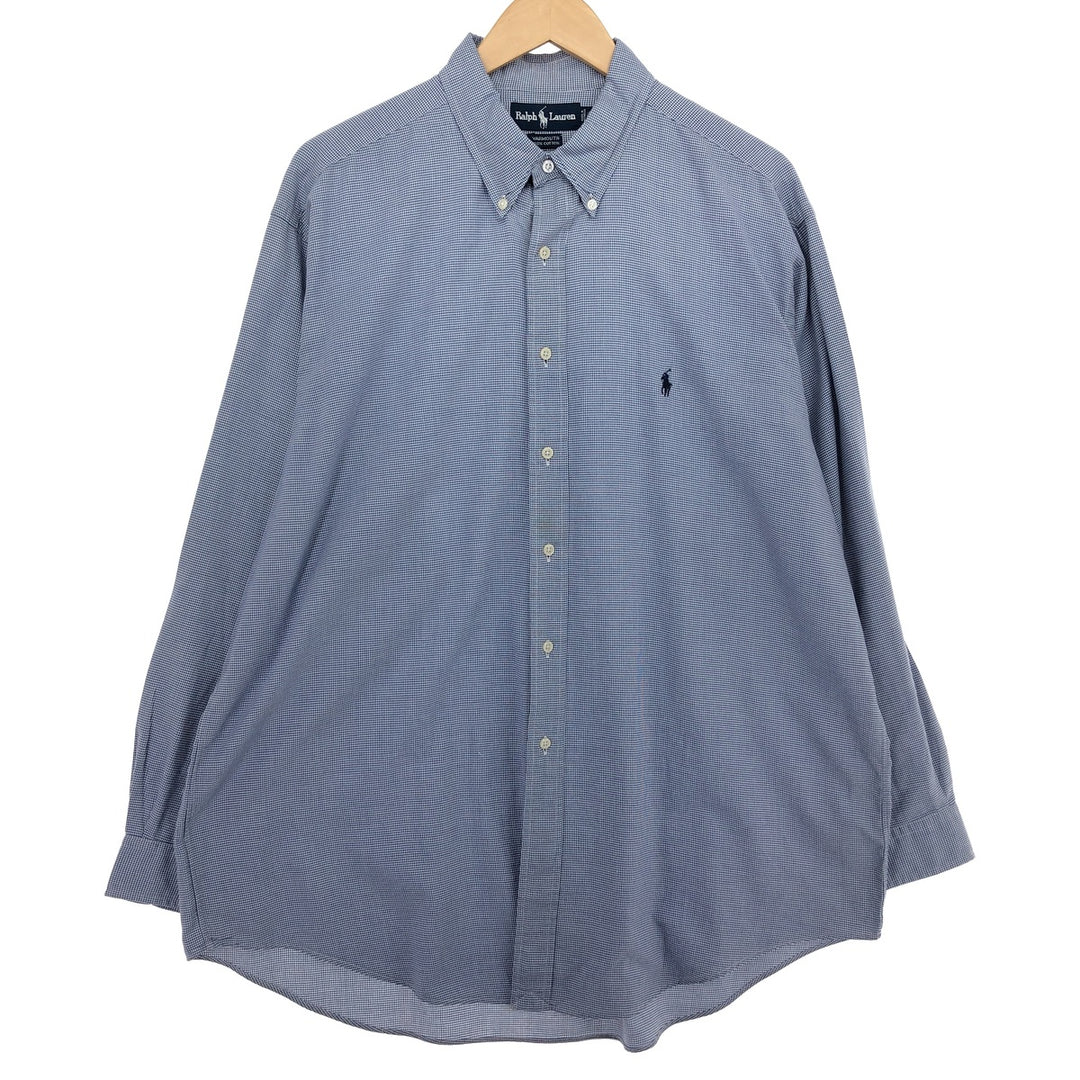 Ralph Lauren Ralph Lauren YARMOUTH Long Sleeve Button Down Check Shirt Men's XL /eaa465804