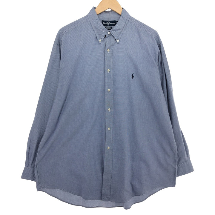 Ralph Lauren Ralph Lauren YARMOUTH Long Sleeve Button Down Check Shirt Men's XL /eaa465804