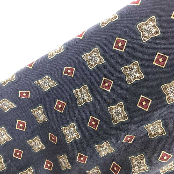 90'S Ralph Lauren CHAPS all-over print long sleeve button-down shirt men's L vintage /eaa465813