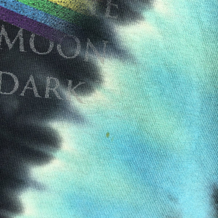 00'S PINK FLOYD Pink Floyd Album THE DARK SIDE OF THE MOON Tie-dye Pattern Band T-shirt Band Tee Men's XL /eaa465815