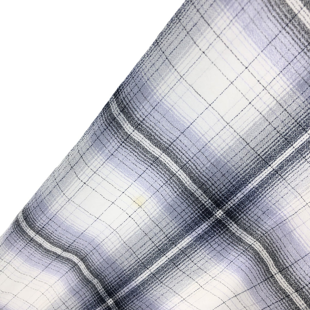 90'S ~ Calvin Klein Long Sleeve Button Down Check Shirt Men's L Size Vintage / eaa465826