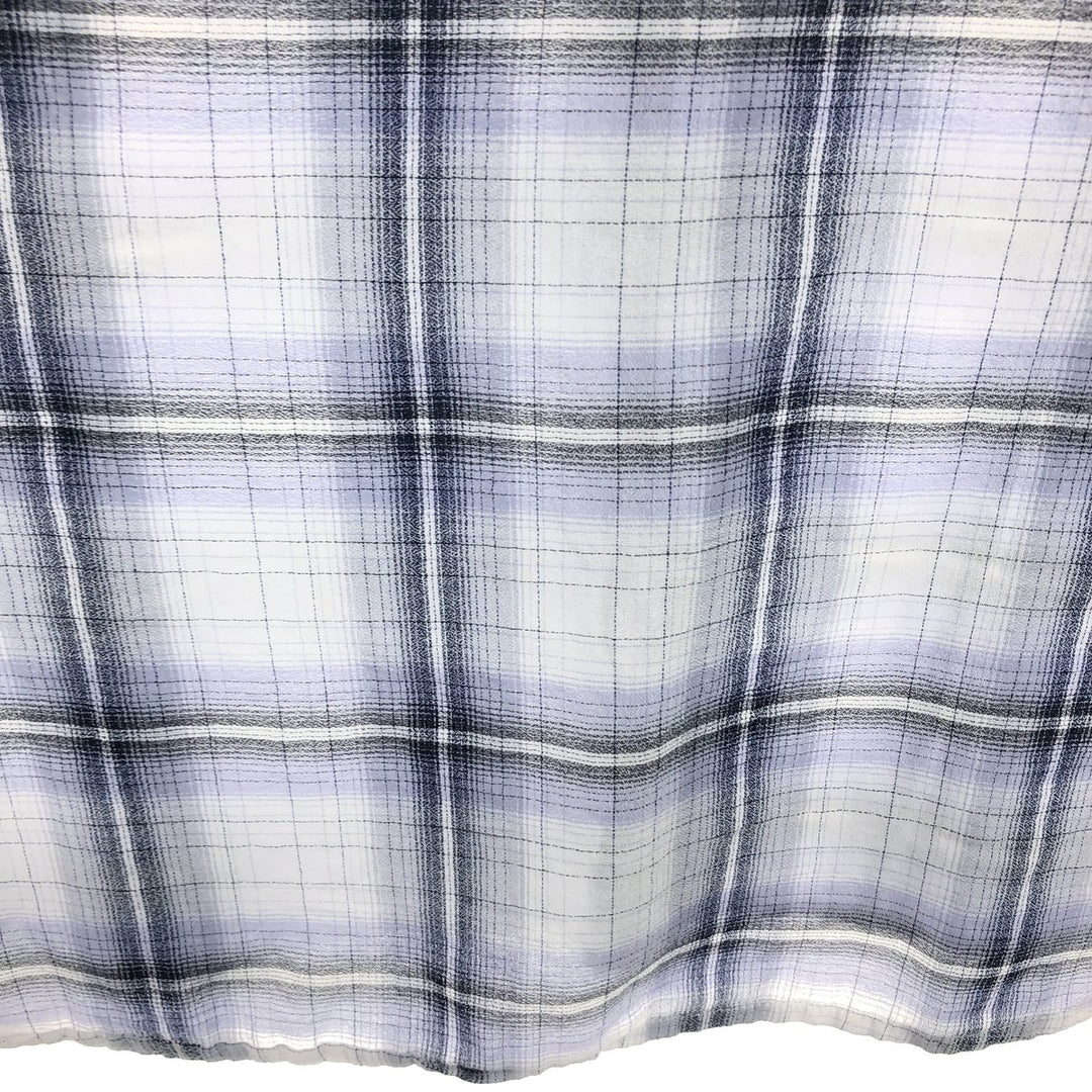 90'S ~ Calvin Klein Long Sleeve Button Down Check Shirt Men's L Size Vintage / eaa465826