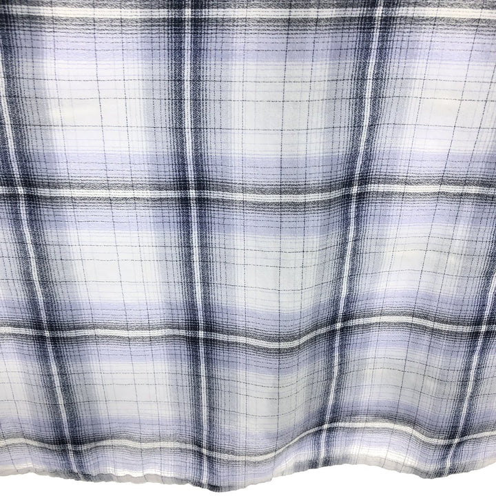 90'S ~ Calvin Klein Long Sleeve Button Down Check Shirt Men's L Size Vintage / eaa465826