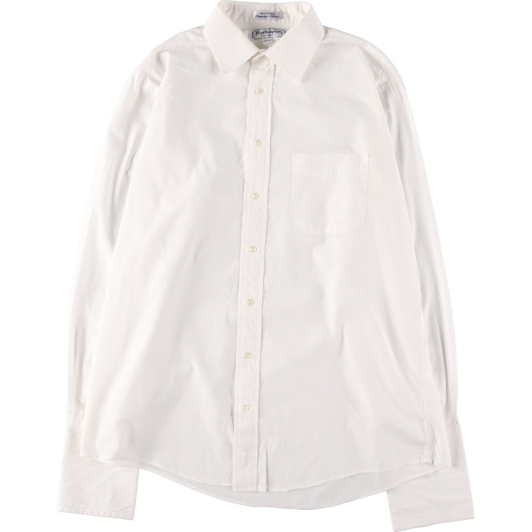 90'S Burberry's BURBERRYS OF LONDON long sleeve cotton shirt made in USA men's L vintage /eaa465827