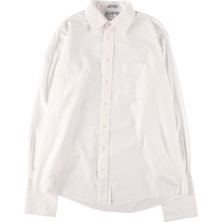 90'S Burberry's BURBERRYS OF LONDON long sleeve cotton shirt made in USA men's L vintage /eaa465827