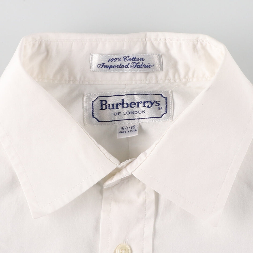 90'S Burberry's BURBERRYS OF LONDON long sleeve cotton shirt made in USA men's L vintage /eaa465827