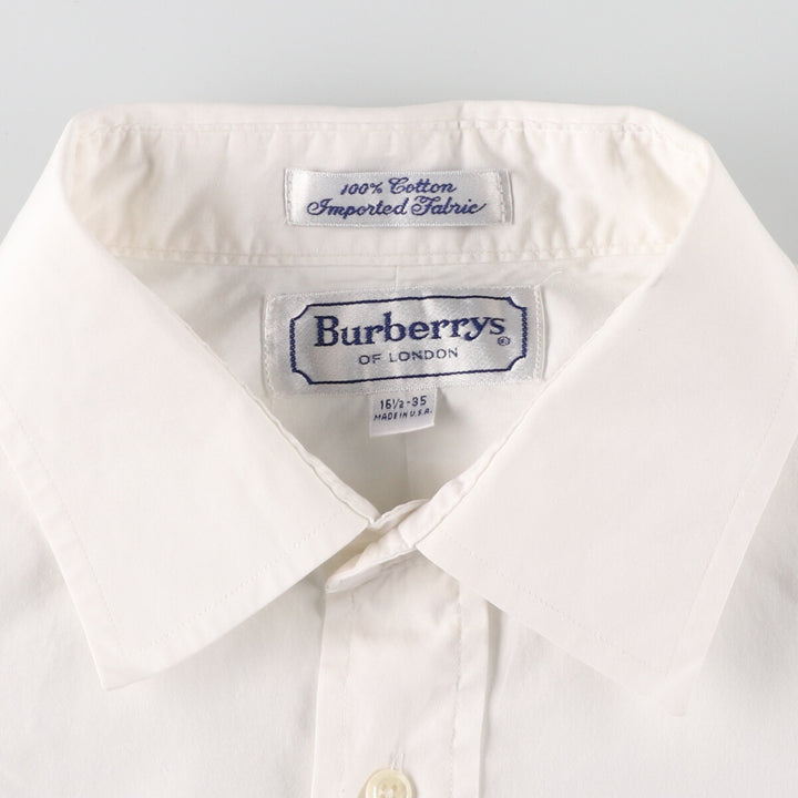 90'S Burberry's BURBERRYS OF LONDON long sleeve cotton shirt made in USA men's L vintage /eaa465827