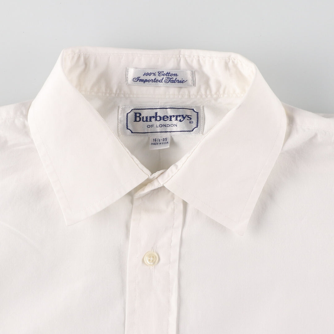 90'S Burberry's BURBERRYS OF LONDON long sleeve cotton shirt made in USA men's L vintage /eaa465827