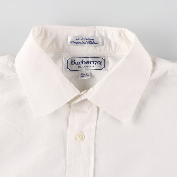 90'S Burberry's BURBERRYS OF LONDON long sleeve cotton shirt made in USA men's L vintage /eaa465827