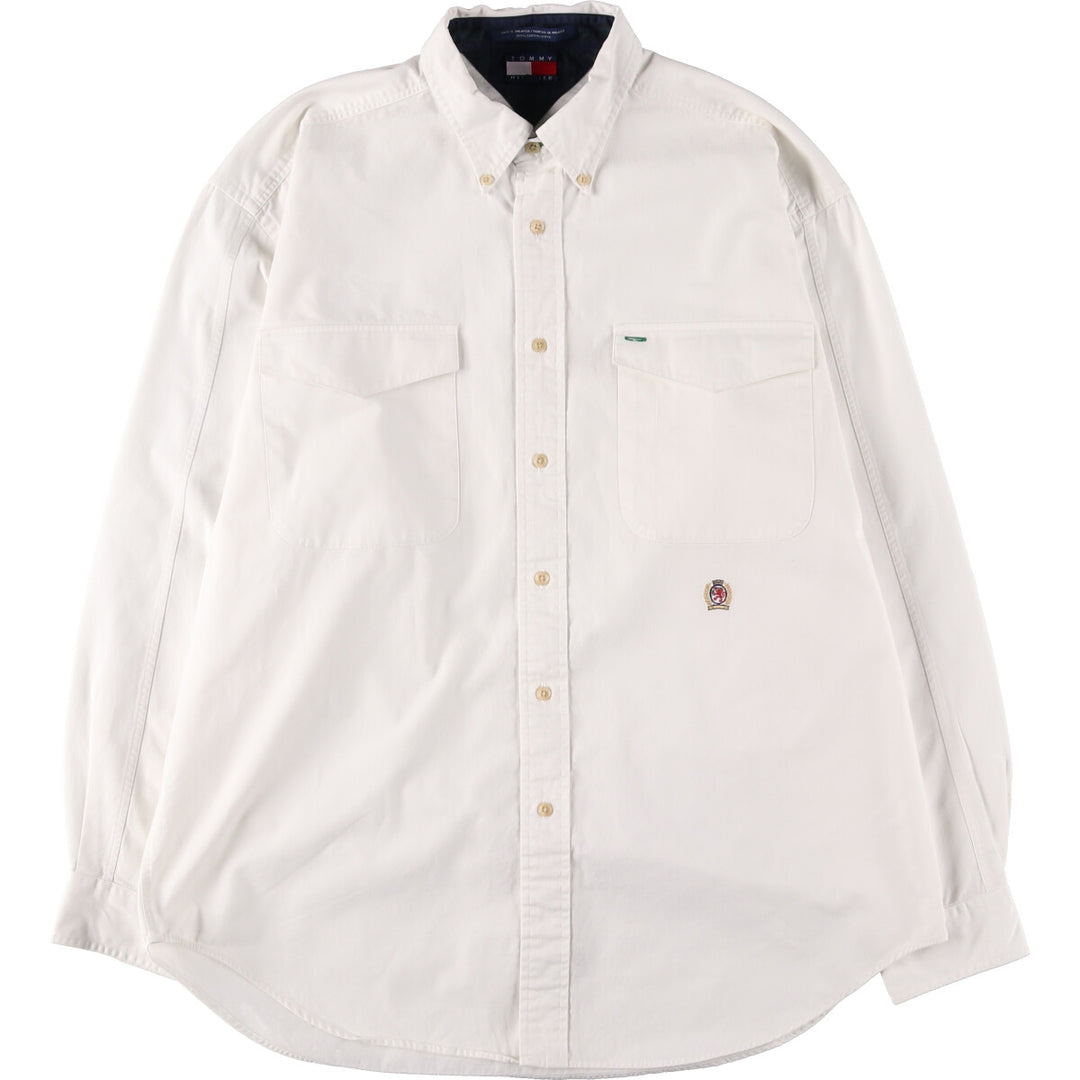 90'S Tommy Hilfiger Long Sleeve Button Down Shirt Men's L Vintage /eaa465828