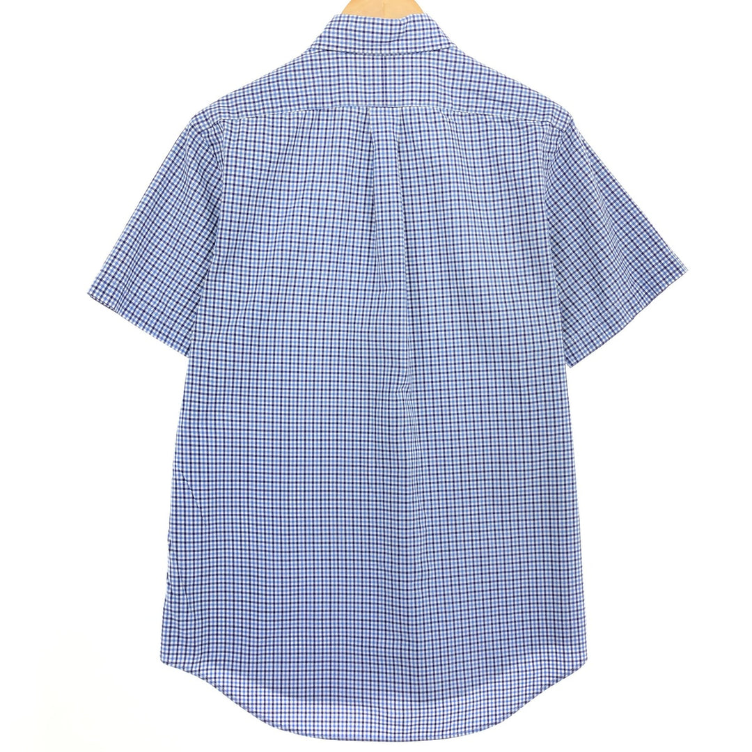 Ralph Lauren short sleeve button down check shirt for men, size M /eaa465835