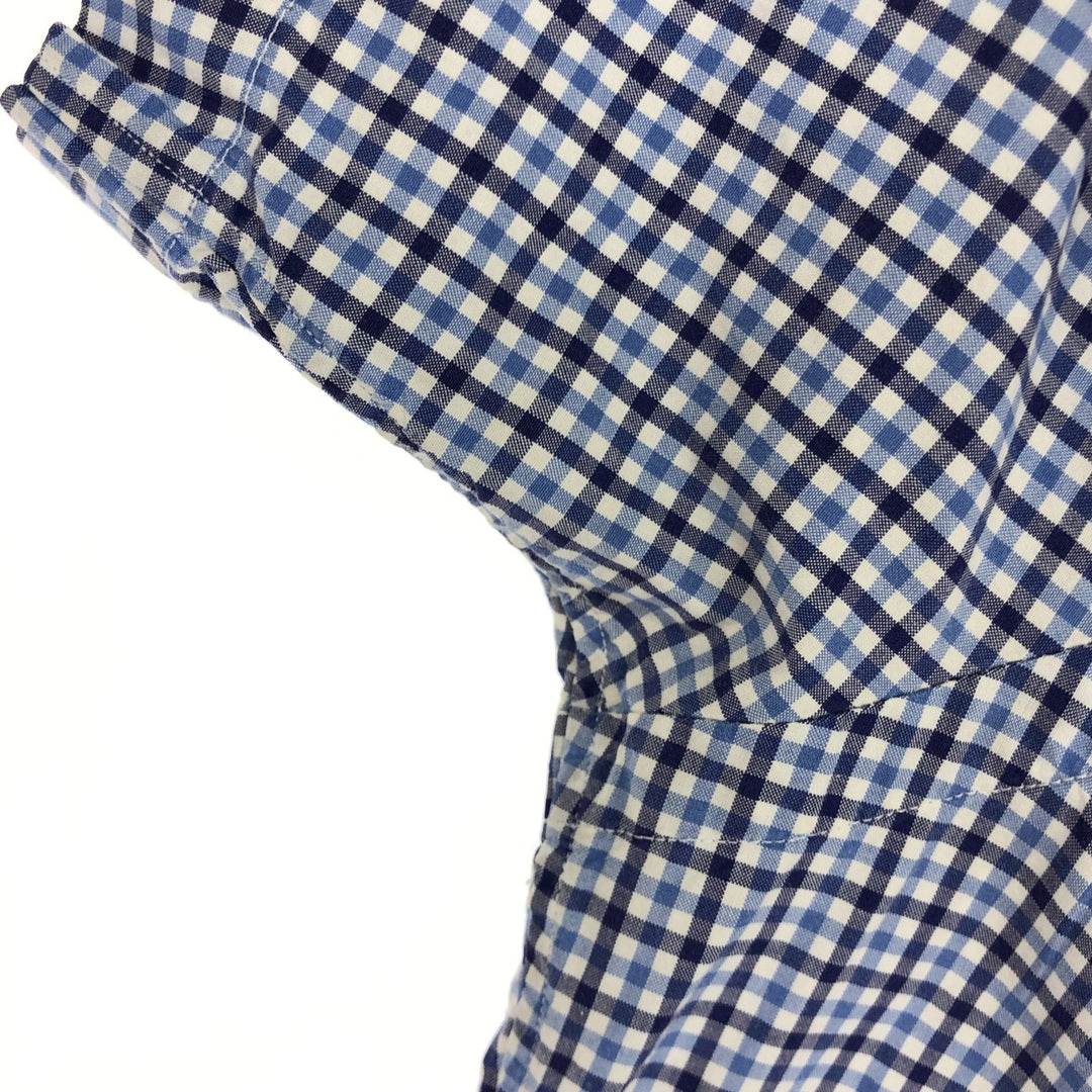 Ralph Lauren short sleeve button down check shirt for men, size M /eaa465835