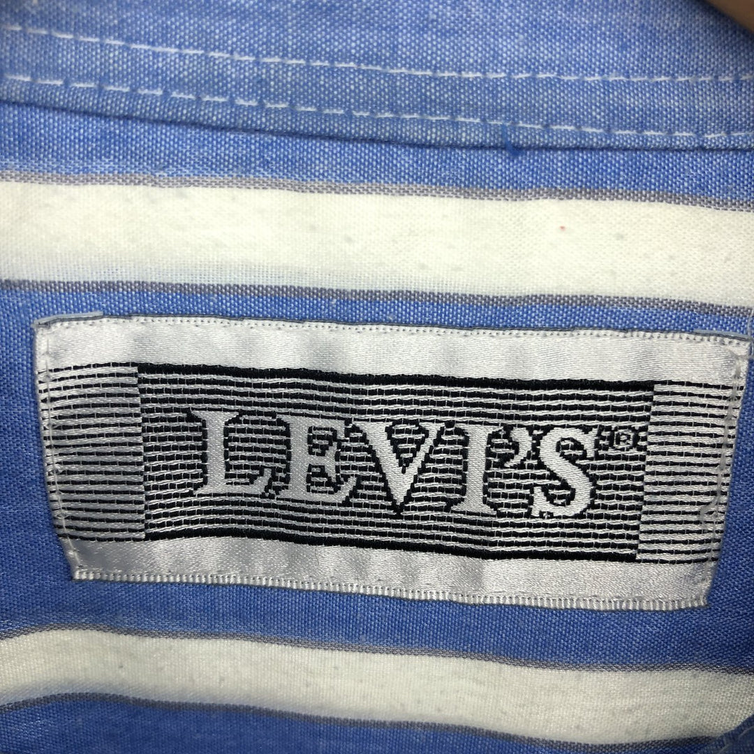 90'S Levi's Short Sleeve Button Down Striped Shirt Men's Medium Vintage /eaa465838