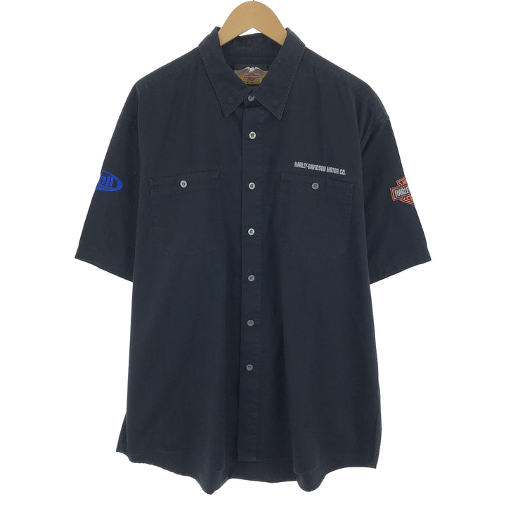 Harley-Davidson Short Sleeve Work Shirt Men's XL /eaa465872