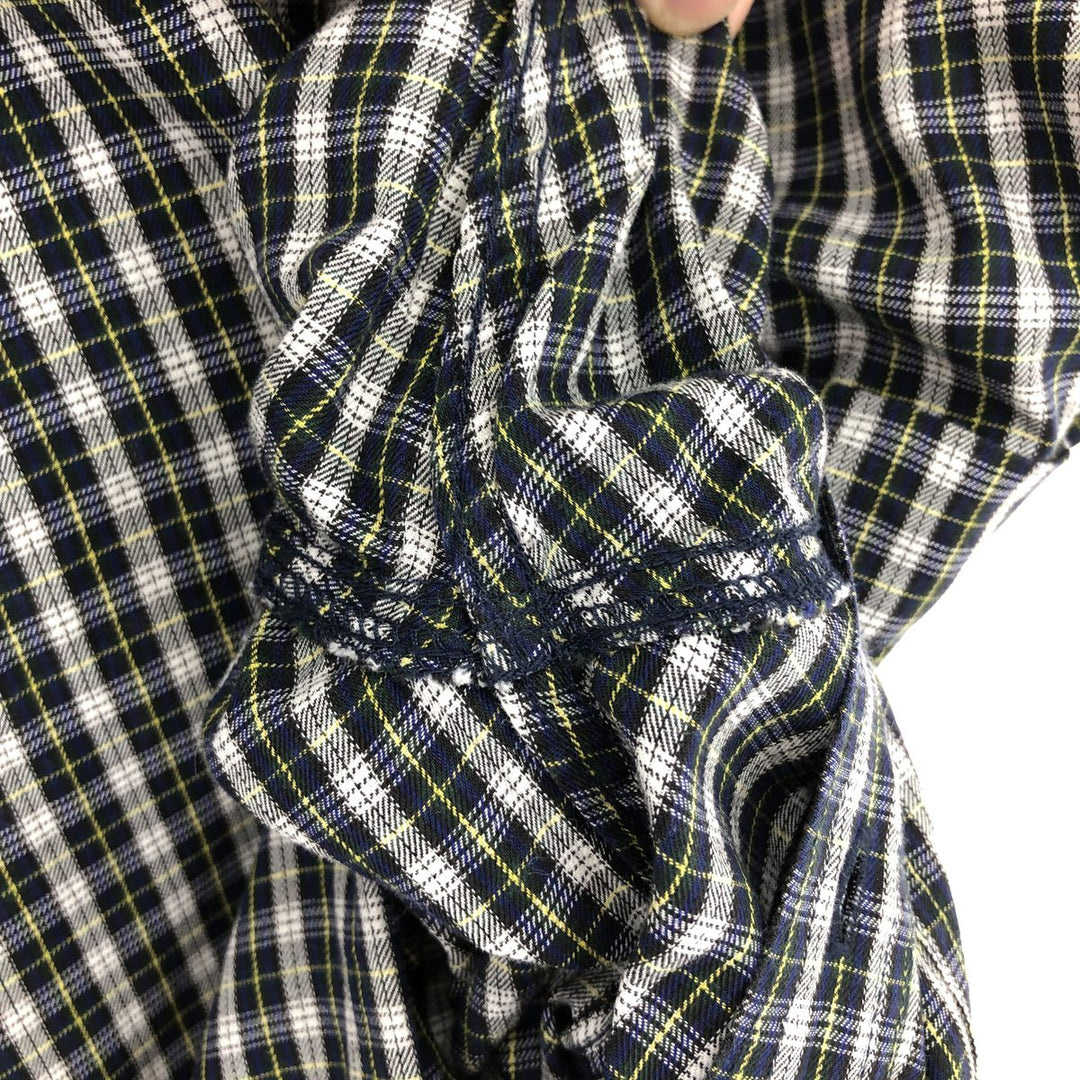 90'S Ralph Lauren CHAPS Long Sleeve Button Down Check Shirt Men's L Vintage /eaa465880