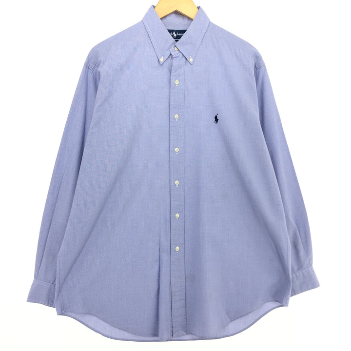 Ralph Lauren YARMOUTH all-over print long sleeve button-down shirt, men's XL /eaa465881